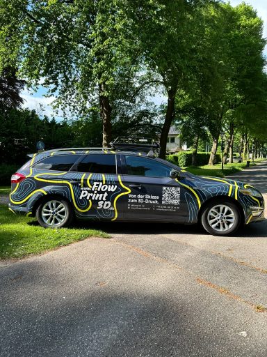 Fahrzeugbeschriftung mit Folierung für Unternehmen